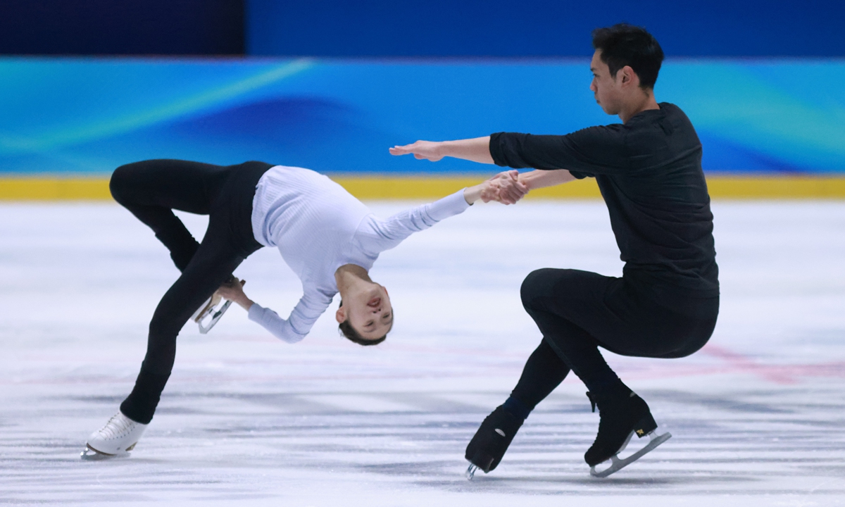 Peng Cheng and Jin Yang. File photo: CFP