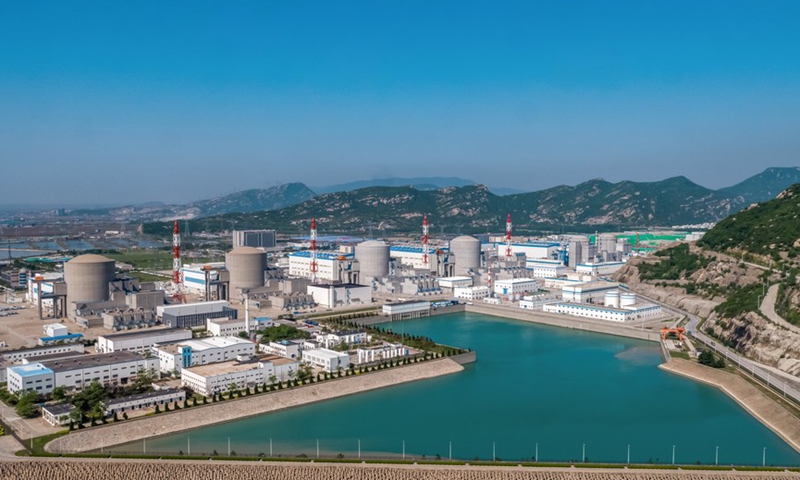 Aerial photo taken on May 17, 2021 shows an overview of the Tianwan nuclear power plant in Lianyungang City, east China's Jiangsu Province.Photo:Xinhua