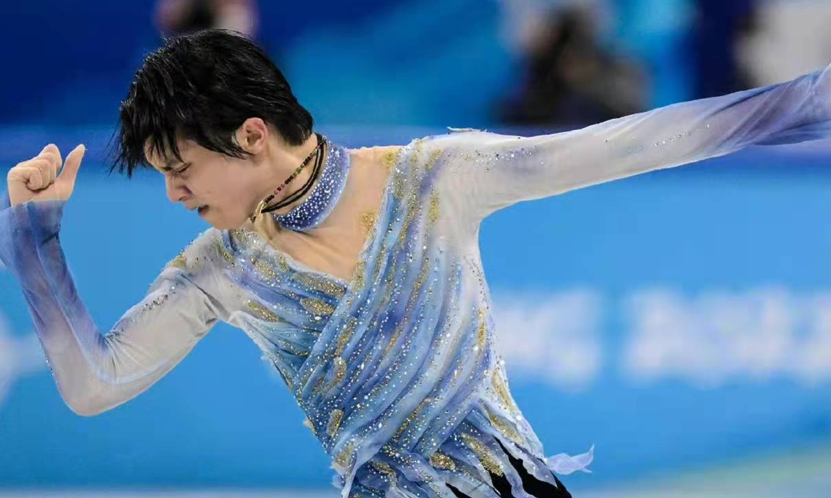 World's top-notch Japanese skater Yuzuru Hanyu who tried the 4A jump in the 2021 competition in Japan Photo:Sina Weibo 
