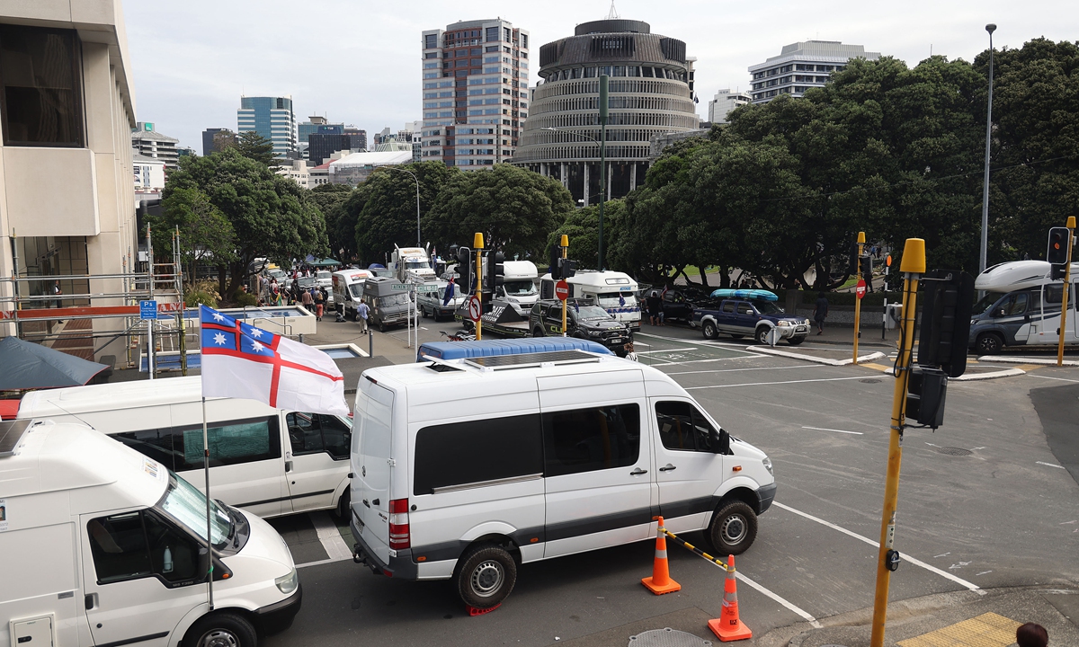 NZ protests continue despite Cyclone Dovi