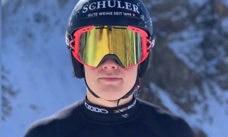 Lithuanian alpine skier Andrej Drukarov. Photo: Instagram of Drukarov