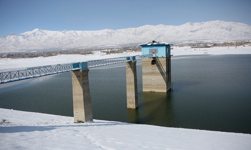 Photo taken on Feb. 7, 2022 shows a view of Qargha lake in Kabul, Afghanistan.Photo:Xinhua
