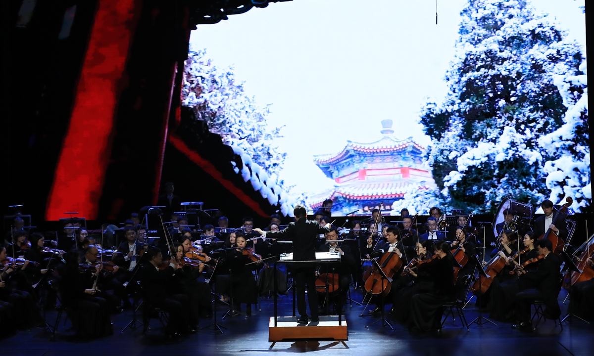 The concert at Shunyi Grand Theater Photo: Courtesy of Dong Dong 