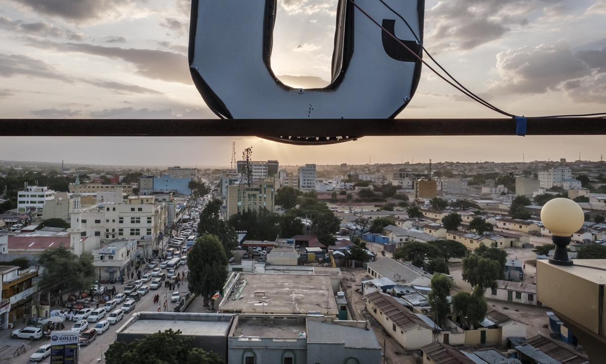 A general view of the city of Hargeisa, Somaliland on September 16, 2021 Photo: AFP