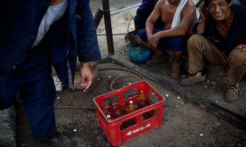 Back in the day, Shougang also produced its own soda.Photo:Li Hao/GT 