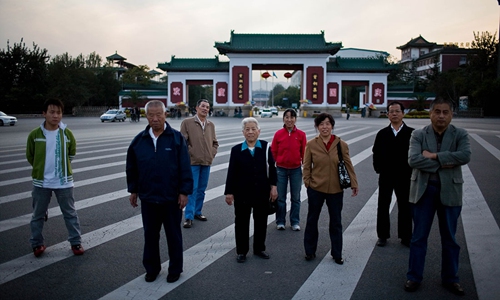 Li Chaoxing, 85,and his family's history is intertwined with Shougang. Three generations of their family members have worked at Shougang.Photo: Li Hao/GT 
