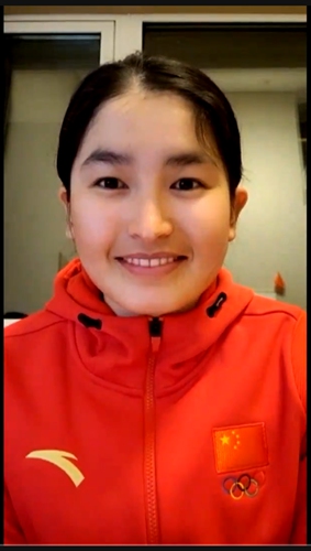 Dinigeer Yilamujiang Photo: Screenshot from her interview with GT