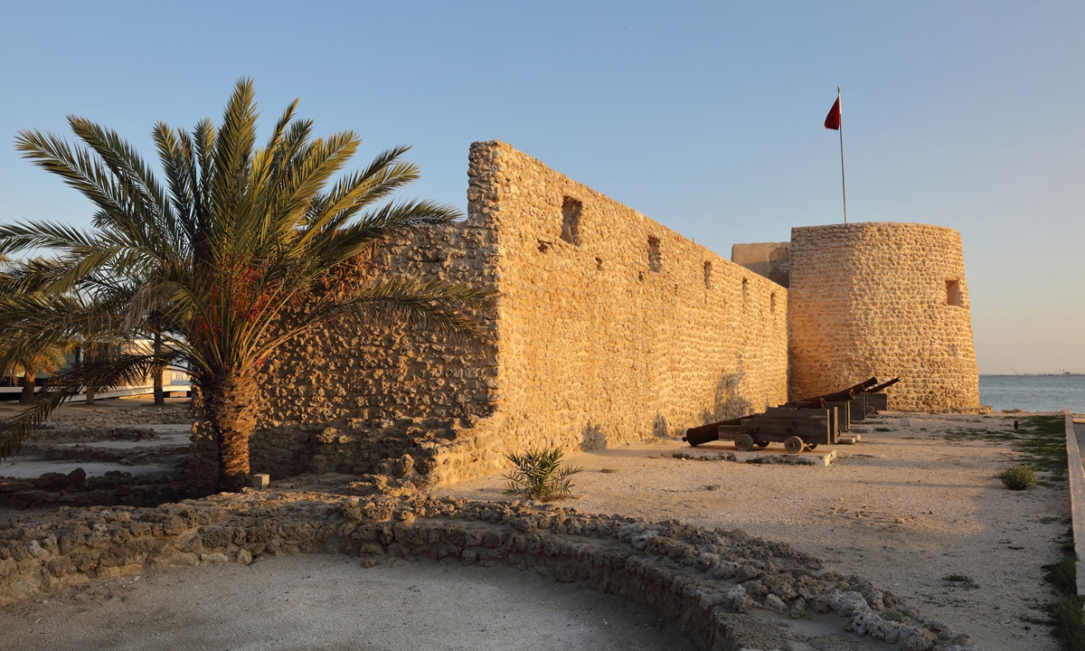 Bu Maher Fort of the Pearling on the Pearling Path, on Muharraq island, Bahrain Photo: AFP