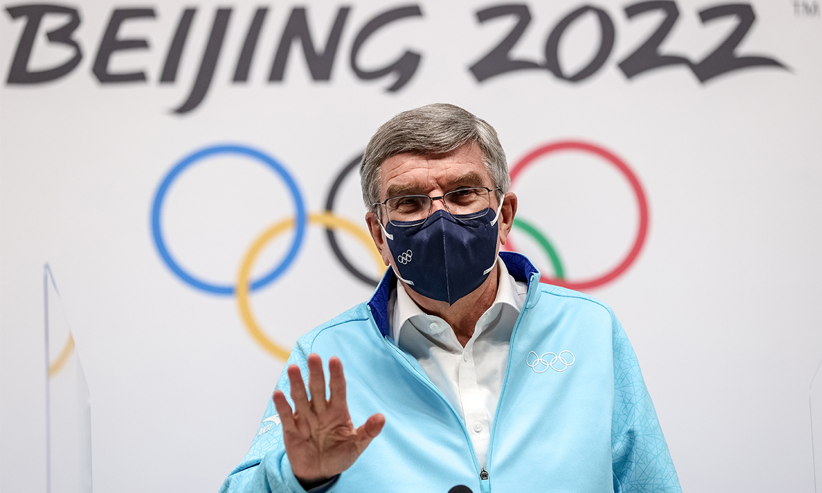 President of the International Olympic Committee (IOC) Thomas Bach.  Photo: CFP