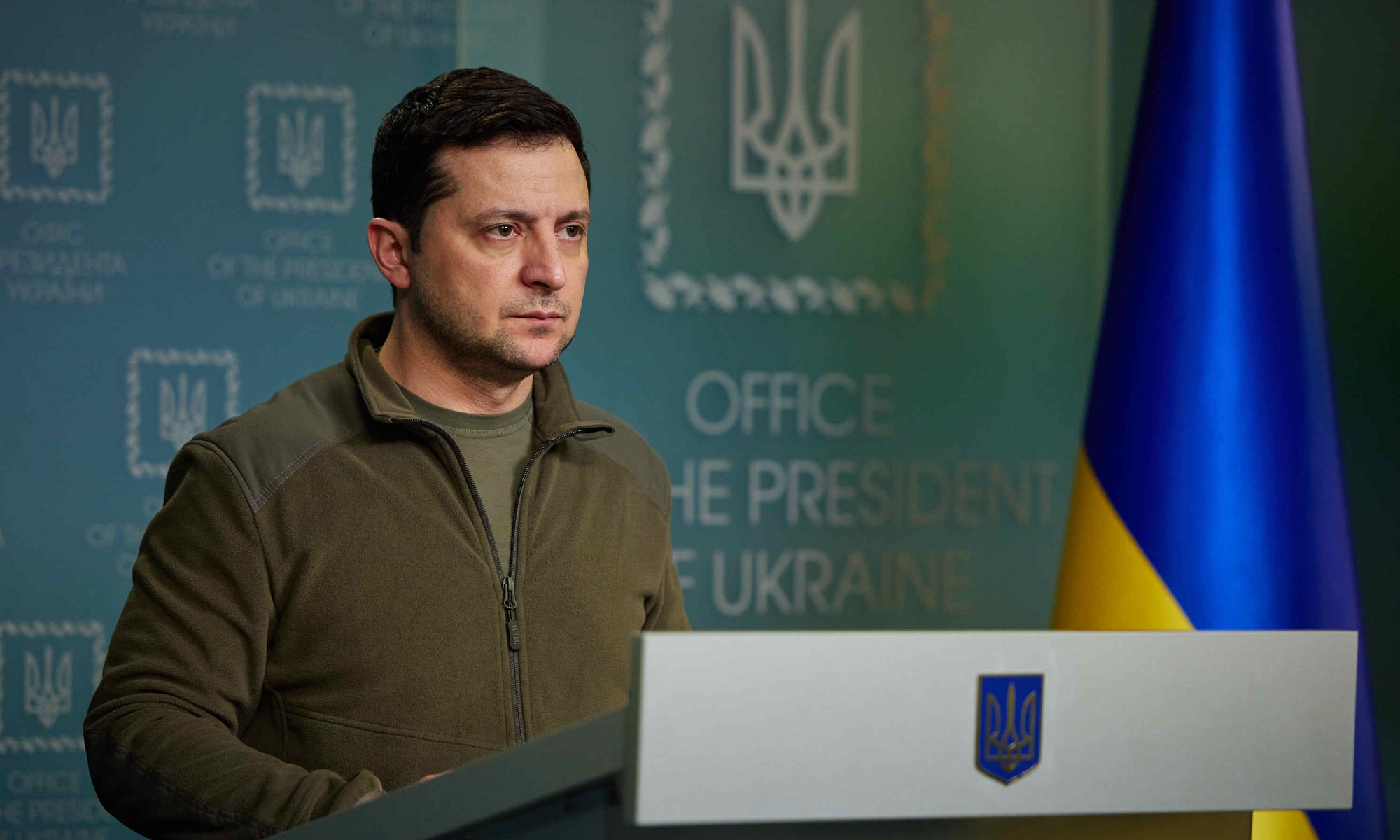 Le président ukrainien Volodymyr Zelensky Photo :VCG