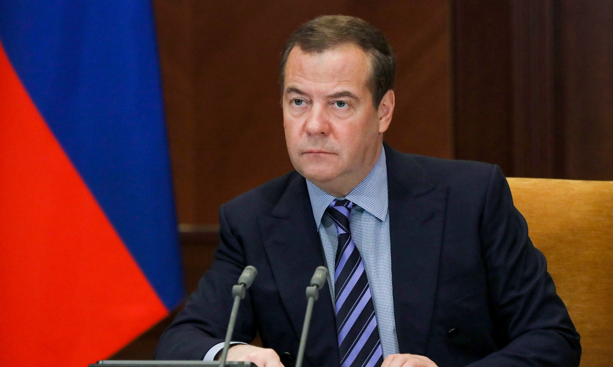 Deputy Chairman of the Russian Security Council Dmitry Medvedev Photo:VCG