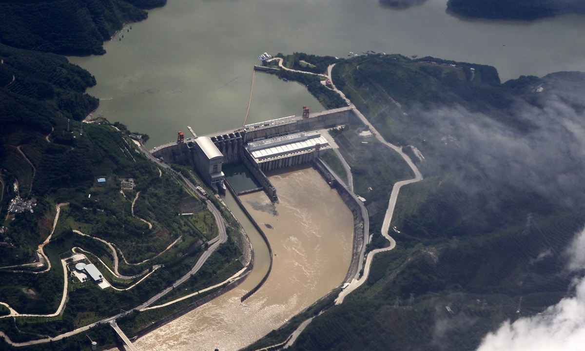 Jinghong hydropower station located in Southwest China's Yunnan Province Photo: IC
