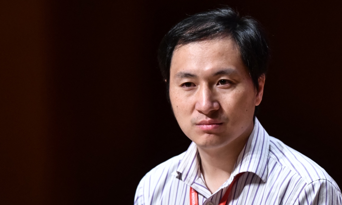 He Jiankui Photo: AFP