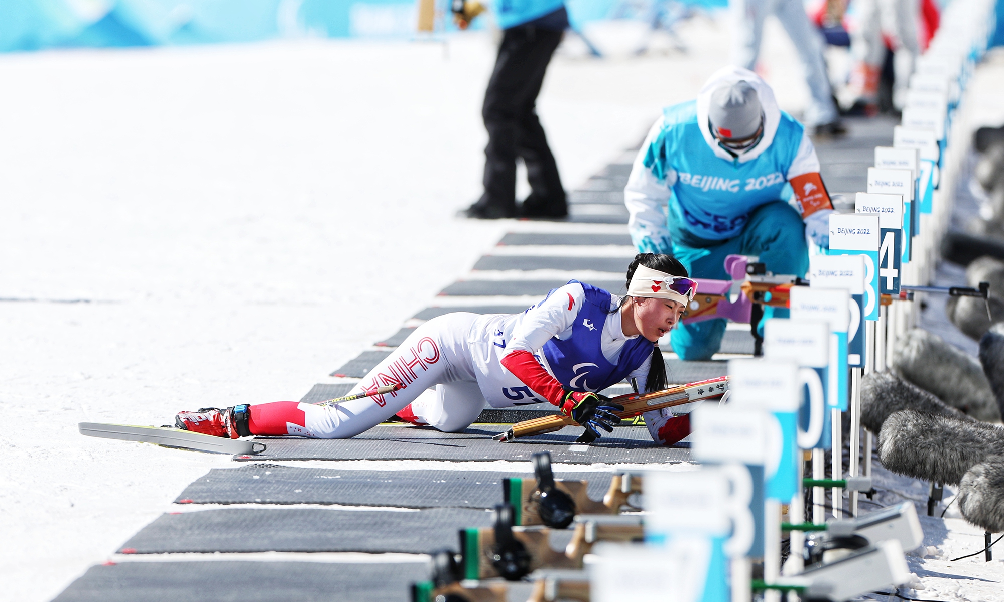 Live From Beijing 2022 Chinas Guo Yujie wins gold in Para biathlon womens sprint standing