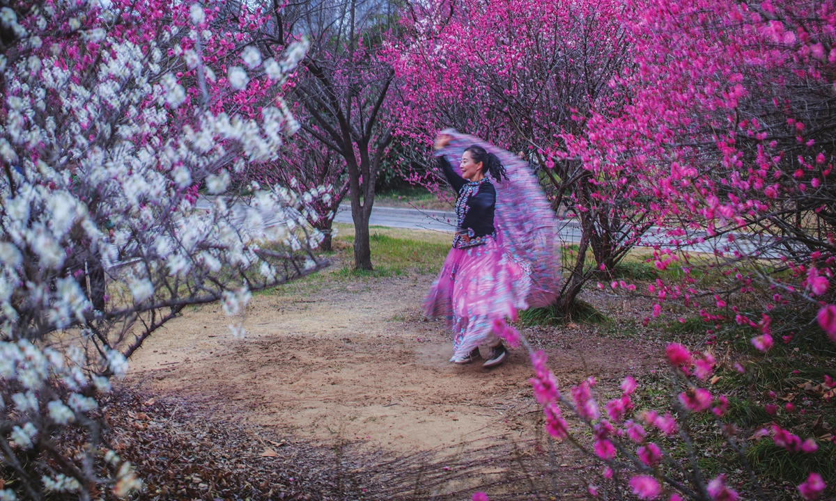 Dancing in the spring - Global Times