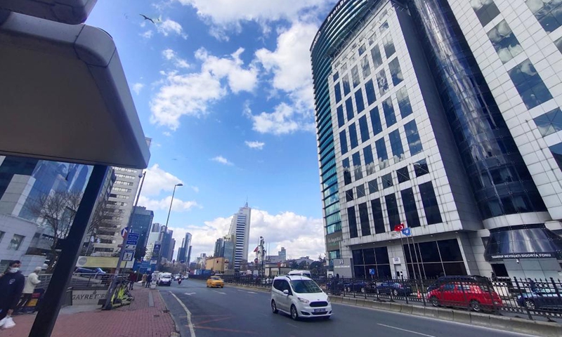 Photo taken on March 21, 2022 shows the urban view of Istanbul, Turkey.(Photo: Xinhua)