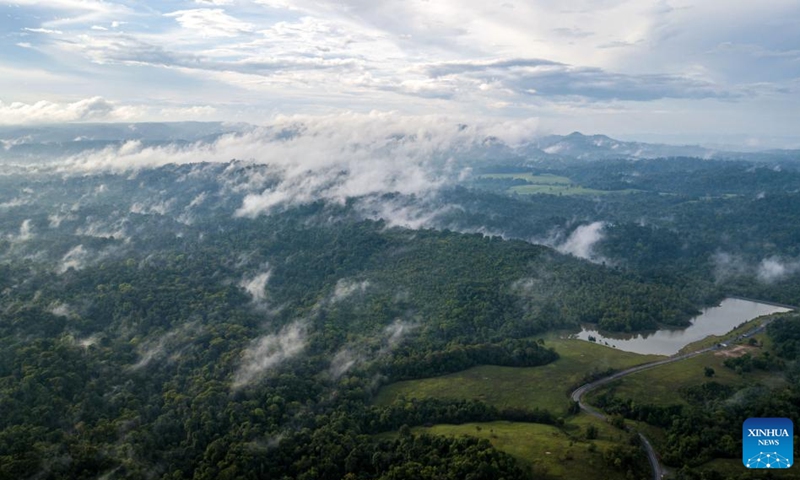 Aerial photo taken on March 21, 2022 shows forests in Khao Yai National Park, Thailand. Khao Yai National Park is the first national park in Thailand, with a total area of about 2,168 square kilometers. The annual International Day of Forests is marked on March 21.(Photo: Xinhua)