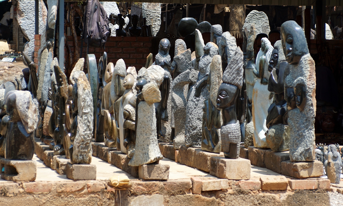 Zimbabwean female artists tell stories through sculpture Global Times