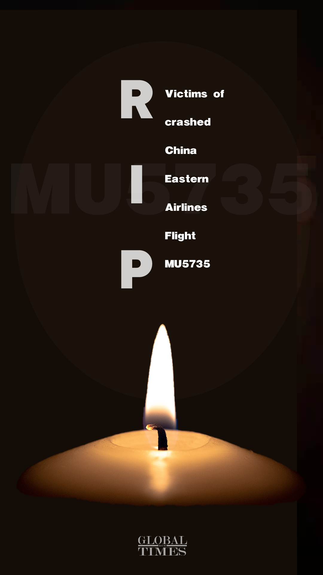 Victims of crashed China Eastern Airlines Flight MU5735, RIP! 