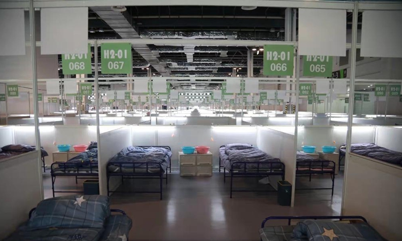 Photo taken on March 26, 2022 shows a designated quarantine facility in east China's Shanghai.Photo:Xinhua