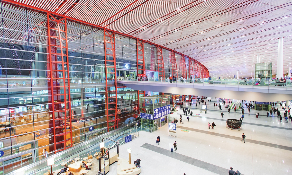 Terminal 3 at Beijing Capital International Airport Photo: VCG