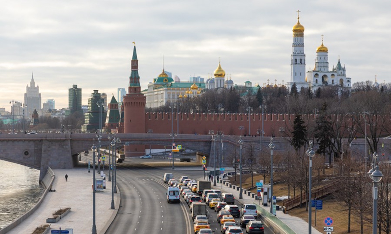 Photo taken on March 10, 2022 shows the Kremlin in Moscow, Russia.Photo: Xinhua 