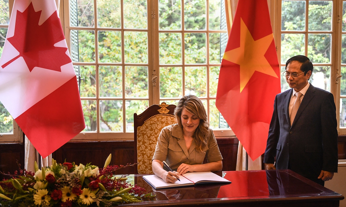 underscoring ties - global times