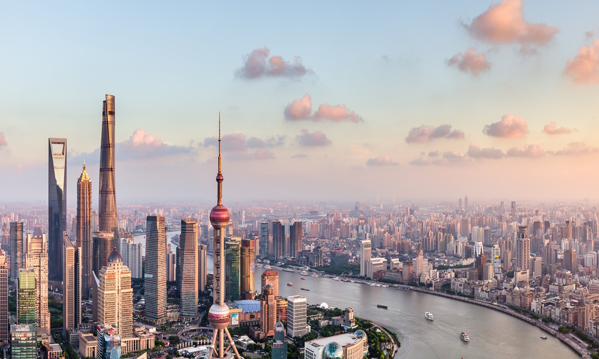 A view of Shanghai.Photo:VCG