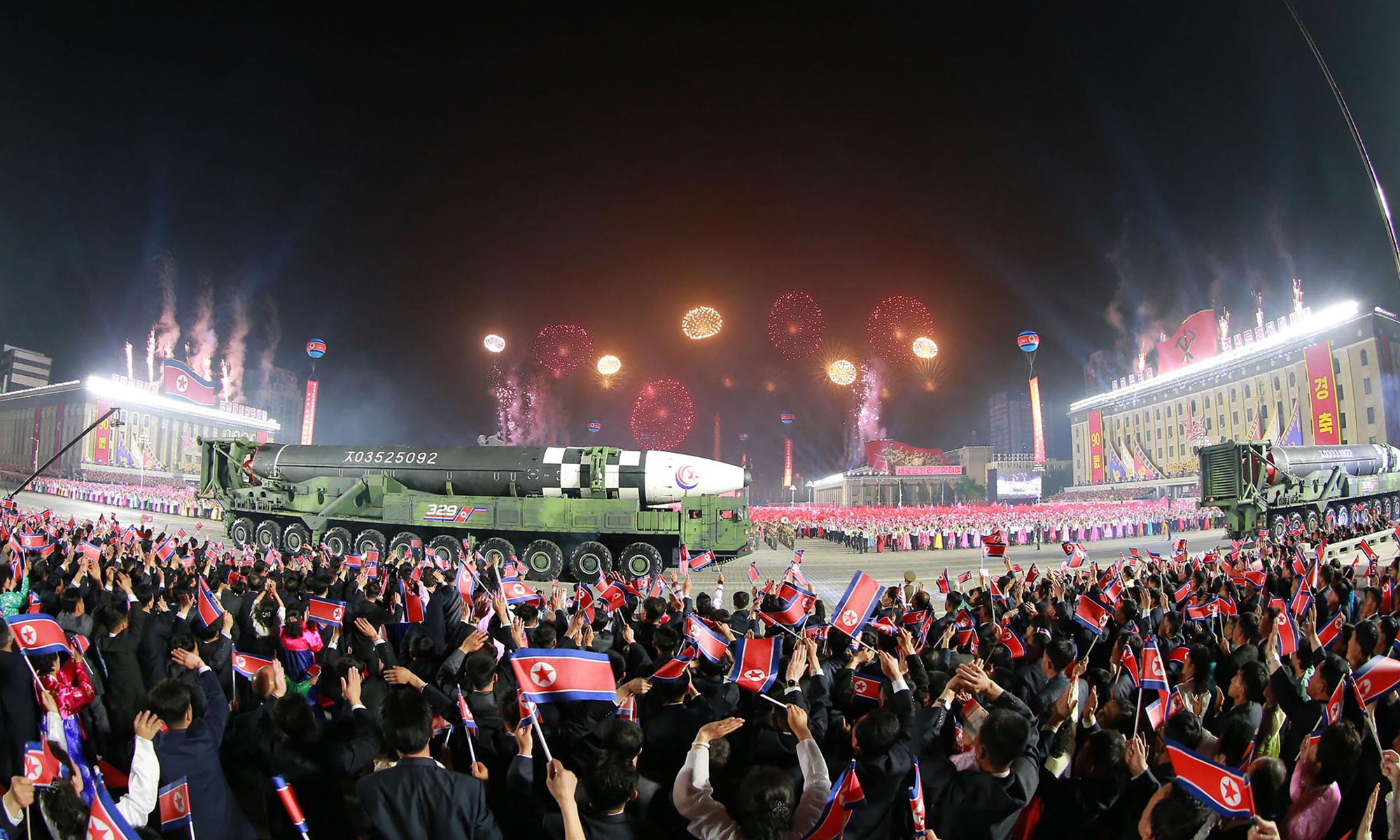 Parading latest ICBM