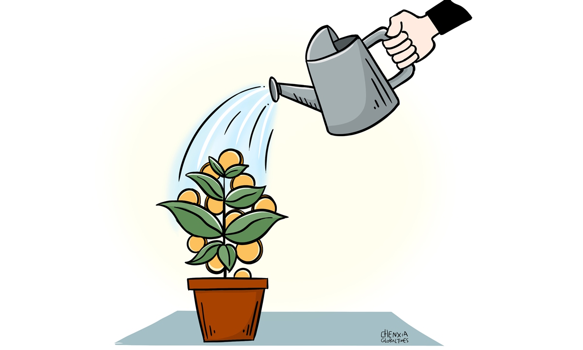 Why global investors have not and will not 'ditch China' as suggested. Illustration: Chen Xia/GT