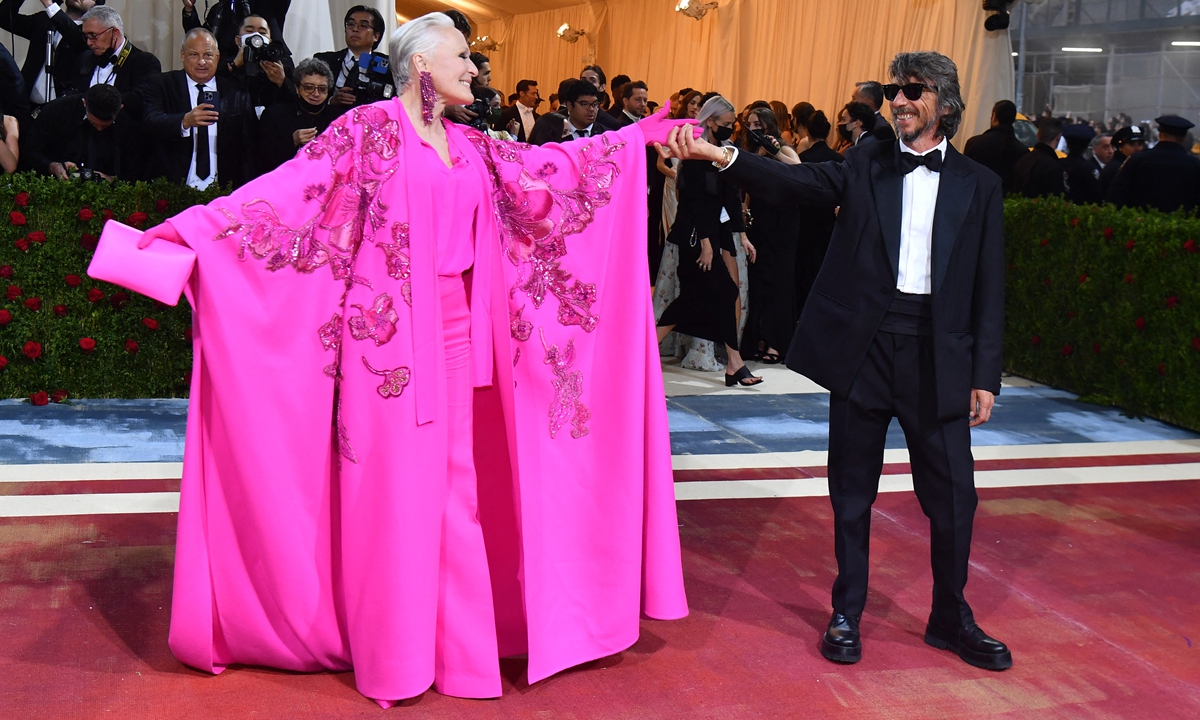 Celebrities participate in  the 2022 Met Gala at the Metropolitan Museum of Art , in New York, the US on May 2, 2022. Photo: AFP