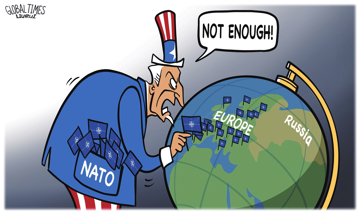Nato expansion. Illustration: Liu Rui/Global Times