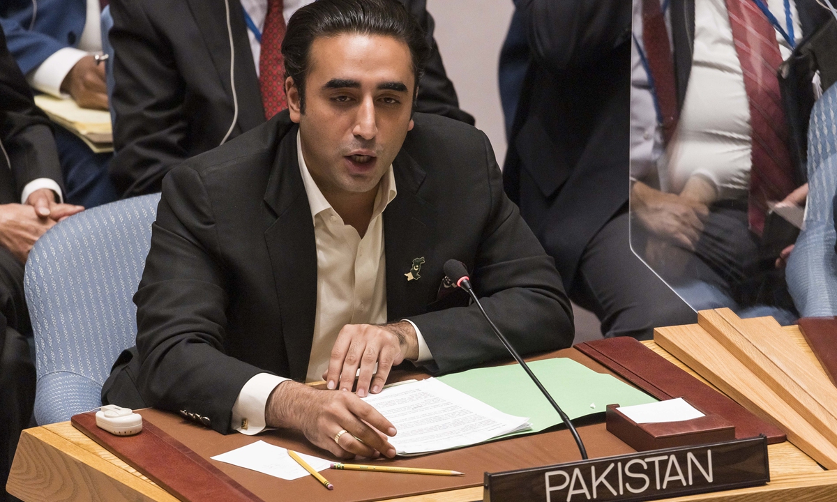 Pakistani Foreign Minister Bilawal Bhutto Zardari Photo: IC