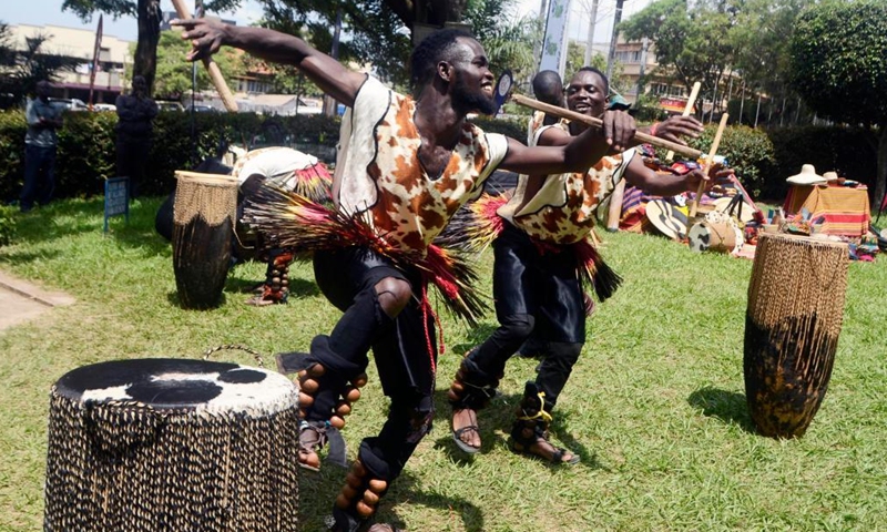 Artists perform during an event to mark World Day for Cultural Diversity for Dialogue and Development at Uganda National Cultural Center in Kampala, Uganda, on May 21, 2022.Photo:Xinhua