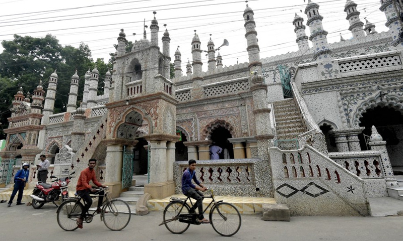 Photo taken on May 17, 2022 shows the Chini masjid in Nilphamari, Bangladesh.(Photo: Xinhua)