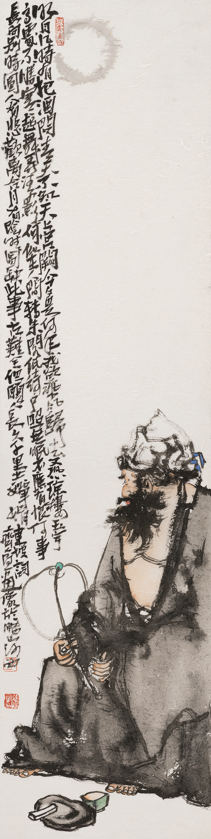 Min Yue Ji Shi You, 141 cm × 34 cm, 2019