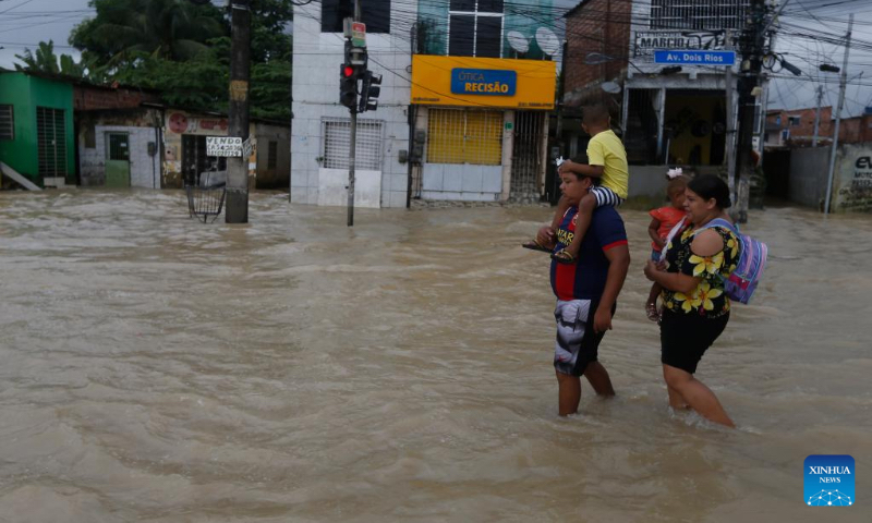 Death toll climbs to 128 from heavy rains in Brazil - Global Times
