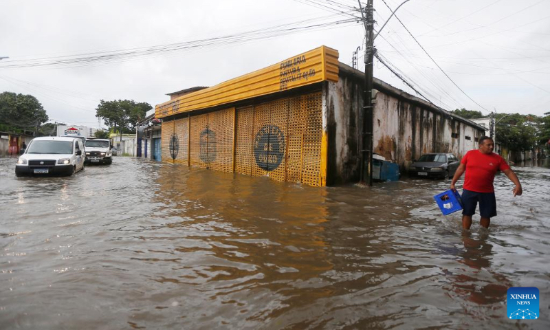 Death toll climbs to 128 from heavy rains in Brazil - Global Times