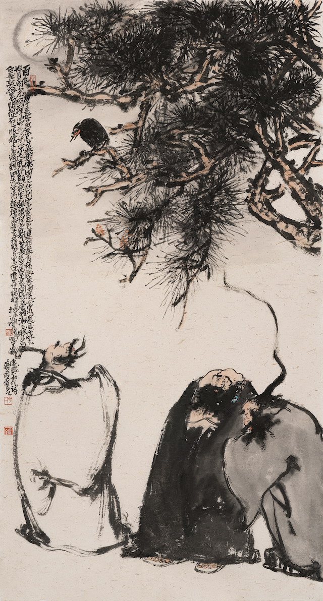 Bai Nian Hun Shi Ke, 180 cm × 96 cm, 2022