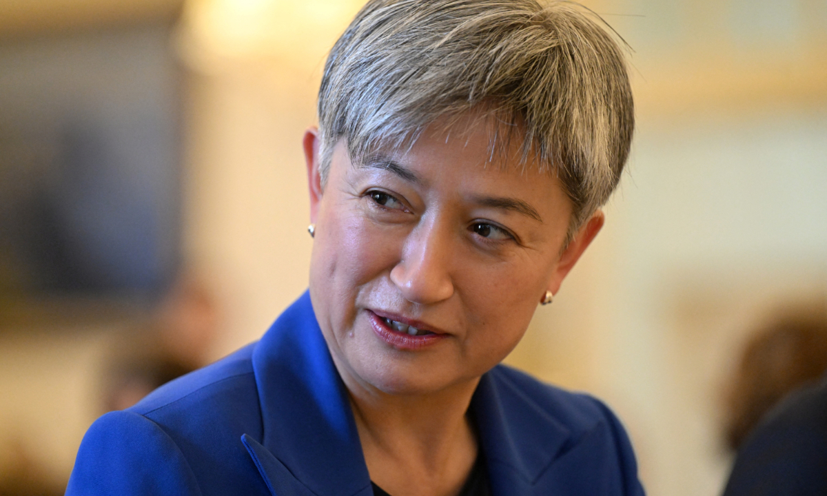 Australian foreign minister Penny Wong Photo:AFP