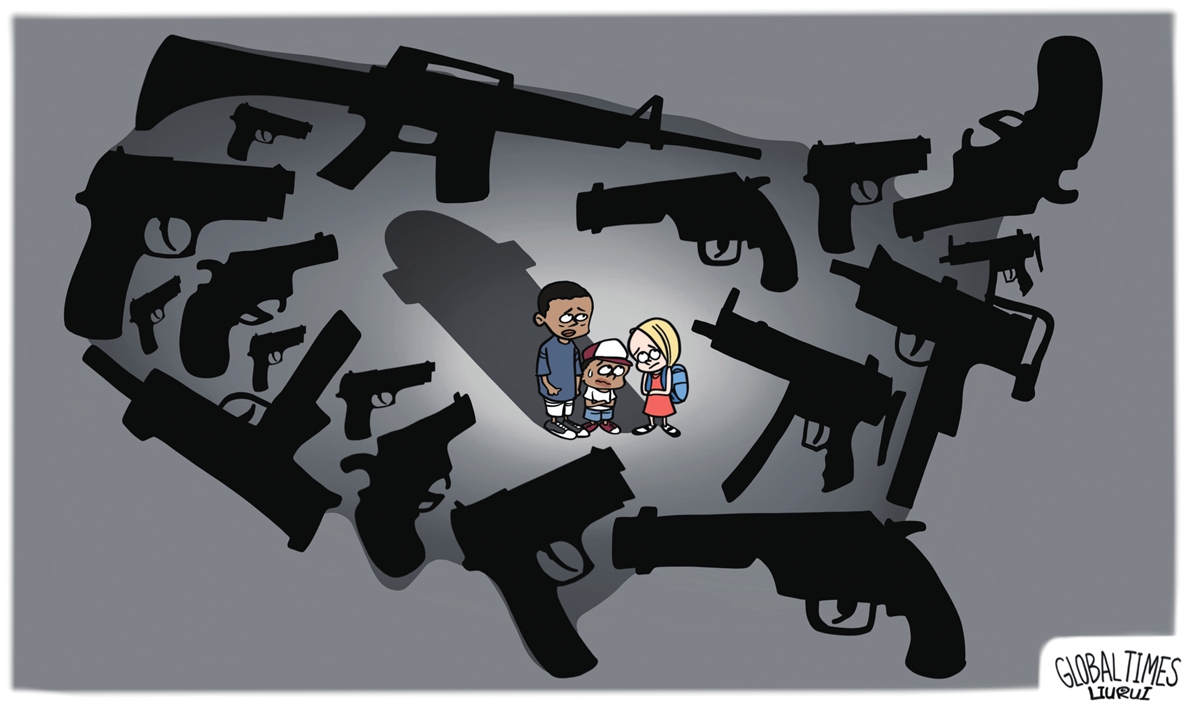 US gun violence Illustration: Liu Rui/GT