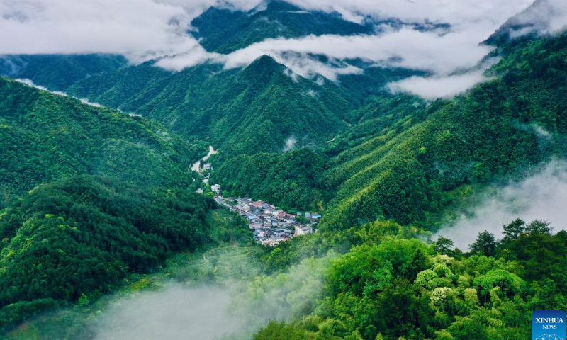Aerial photo taken on May 17, 2021 shows the scenery of Mount Wuyi in southeast China's Fujian Province. Photo: Xinhua