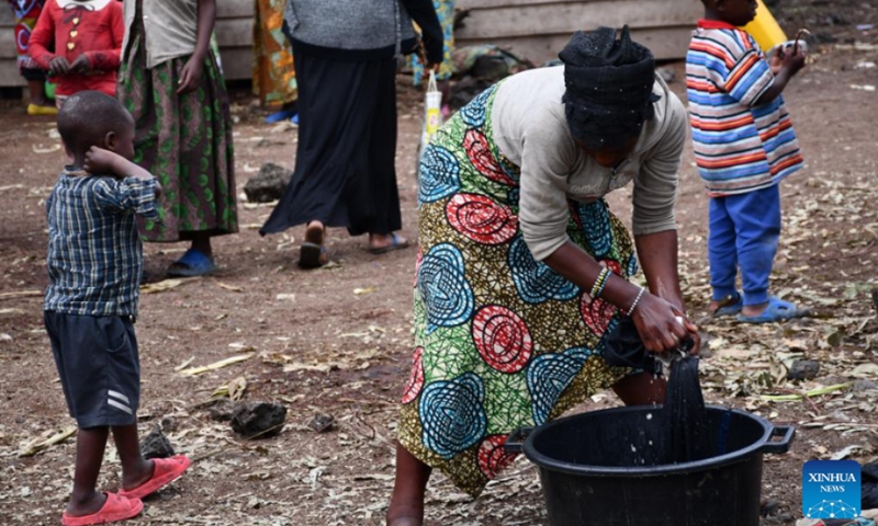 Displaced people are seen in Kibumba, the Democratic Republic of the Congo (DRC), May 31, 2022.(Photo: Xinhua)