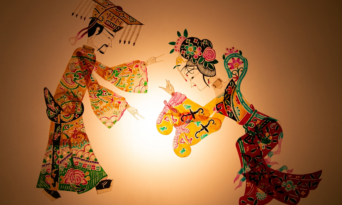 A cultural product  made by Henan Museum Photo: Courtesy of Henan Museum  Chinese shadow puppetry Photo: VCG