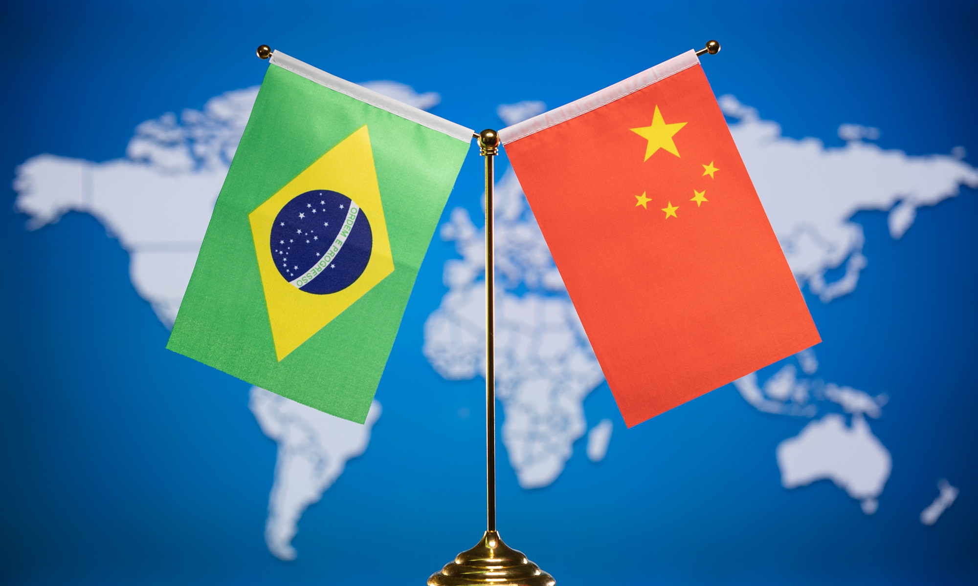 China and Brazil. Photo: VCG