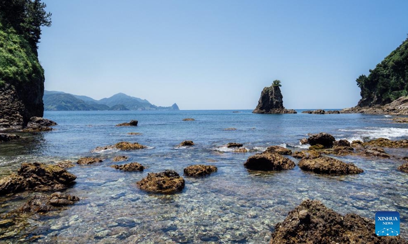 Photo taken on June 12, 2022 shows the scenery of the Dogashima Park in Nishi-Izu Town, Shizuoka, Japan.Photo:Xinhua