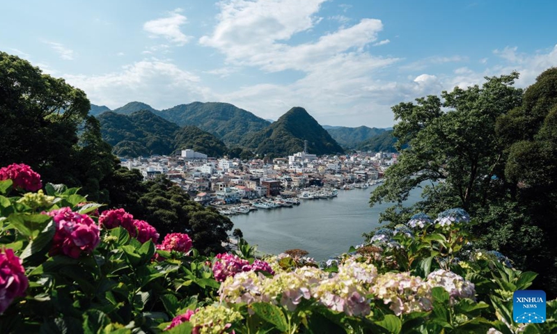 Photo taken on June 12, 2022 shows a view of Shimoda City, Shizuoka, Japan.Photo:Xinhua