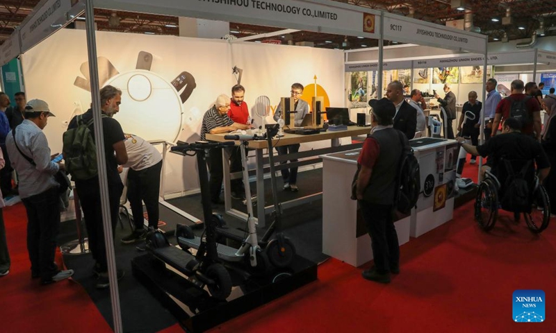 People visit the Chinese Products Fair at the Istanbul Expo Center in Istanbul, Turkey, on June 11, 2022.(Photo: Xinhua)