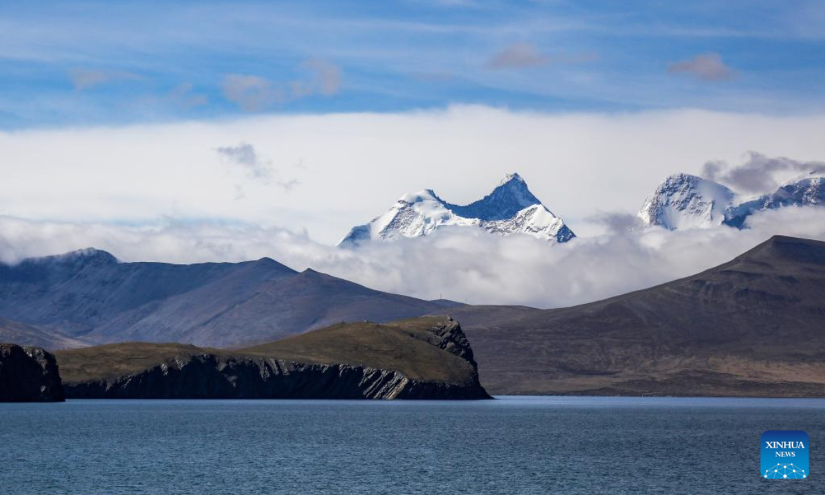 Photo taken on June 4, 2022 in Shannan shows Kula Gangri glacier, southwest China's Tibet Autonomous Region. Photo:Xinhua