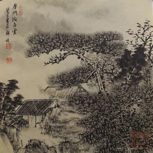 Chai Men Yan Bai Yun, 30 cm × 30 cm, 2020